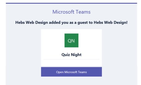 Invite message Invite message